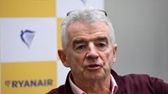 Ryanair boss O’Leary clarifies offensive airlines remark