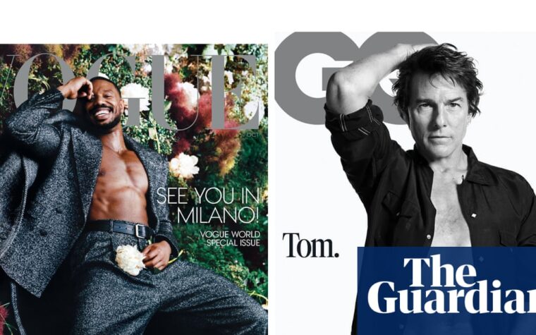 Magazine covers of Jordan and Cruise explore manhood