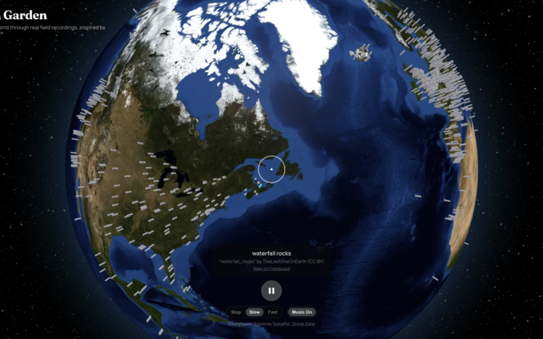 Field recordings offer globe exploration