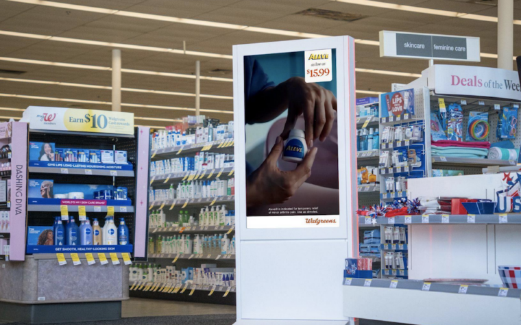 Walgreens prioritises top ad placements with digital screens