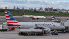Flights delayed at US airports due to cable cut by workers