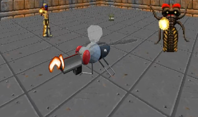 Google maps fly brain to play Doom and Beat Saber